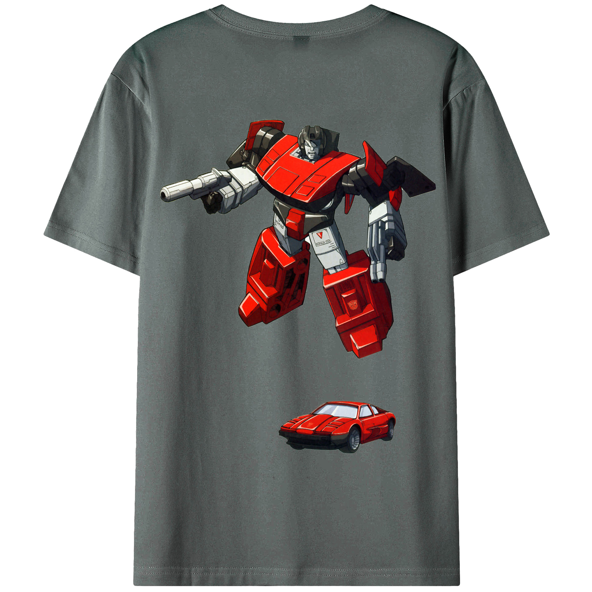 （画像用）  綿100％ メンズ半袖Tシャツ（バックプリント） 通気性